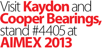 Kaydon at Aimex stand #4406